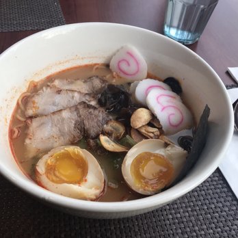 Sakuramen - Tonkotsu red with naruto and fried garlic!! Amazing! - Asian Fusion Near Me - Washington, DC, District of Columbia Sakuramen - Tonkotsu red with naruto and fried garlic!! Amazing! - Asian Fusion Near Me - Washington, DC, District of Columbia