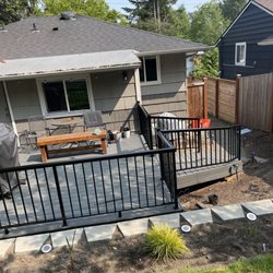 A-1 Stone Landscaping & Construction - After- deck with ramp