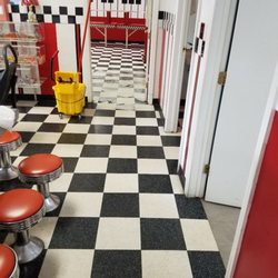 Dipietro Property Maintenance - Ice cream store strip and wax