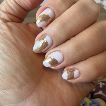 Look At Me - Gel Russian manicure with chrome design - Nail Salons Near Me - Walnut Creek, California Look At Me - Gel Russian manicure with chrome design - Nail Salons Near Me - Walnut Creek, California