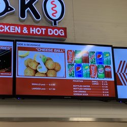 Koko Fried Chicken & Hot Dog - Menu May 2022