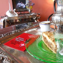Fire & Ice - A special Swiss dessert for our Swiss Heritage Days!  Always cheesecakes and pies.