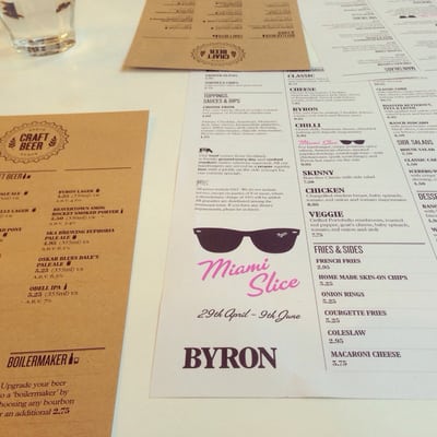 Menu photo 8 Byron London, XGL