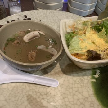 Mt Fuji - 3. Hibachi Soup and 5. House Salad - Sushi Bars Near Me - Parker, Colorado
