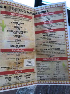 Menu photo 2 Peppe's Mexican Grill Trevose, PA Menu photo 2 Peppe's Mexican Grill Trevose, PA