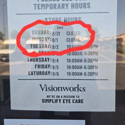 Door notice