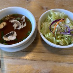 Soup and salad