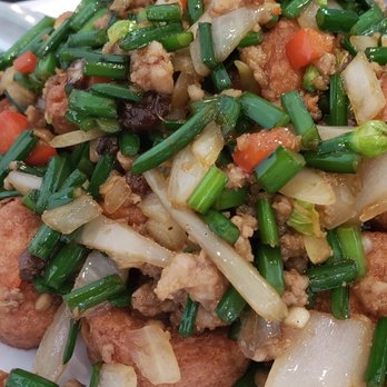 Wing Kee - Silken tofu with minced meat and veggies - Cantonese Near Me - Houston, Texas Wing Kee - Silken tofu with minced meat and veggies - Cantonese Near Me - Houston, Texas