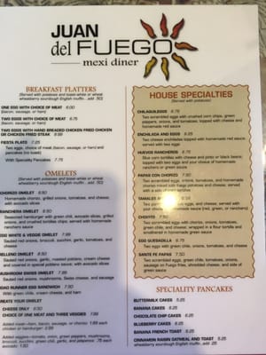 Menu photo 8 Juan del Fuego Norman, OK