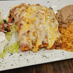 Enchiladas de pollo.
