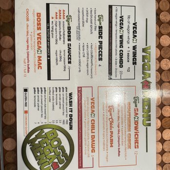 Boss ChickNBeer - Vegan menu. - Chicken Wings Near Me - Bay Village, Ohio Boss ChickNBeer - Vegan menu. - Chicken Wings Near Me - Bay Village, Ohio