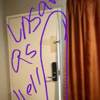 Super 8 by Wyndham Escondido - Huge gap in door where someone could easily break in by popping lock. - Hotels Near Me - Escondido, California Super 8 by Wyndham Escondido - Huge gap in door where someone could easily break in by popping lock. - Hotels Near Me - Escondido, California