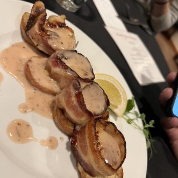 Black Canyon Bistro - Bacon wrapped scallops - French Near Me - Red Lodge, Montana