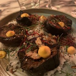 Opera Grill - Eggplant over rice