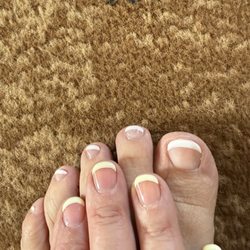 Spa & Nails - Difference between my french pedicure and my french manicure