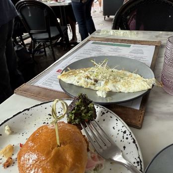 AMBAR Restaurant, Capitol Hill - That omelette tasted different. Glad u tried it, but it's not my type of flavor - Modern European Near Me - Washington, DC, District of Columbia