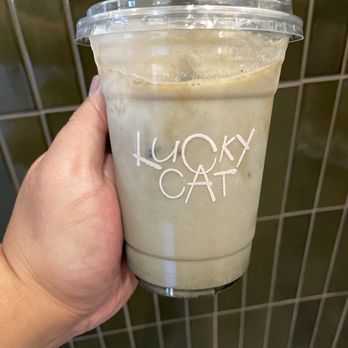 Luckycat - black sesame latte - Coffee & Tea Near Me - Chicago, Illinois Luckycat - black sesame latte - Coffee & Tea Near Me - Chicago, Illinois