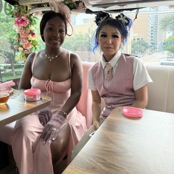 Tea Around Town - My sis, true royalty, with Lupita. - Bus Tours Near Me - Dallas, Texas