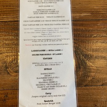 Junpuu - Menu - Ramen Near Me - Honolulu, Hawaii Junpuu - Menu - Ramen Near Me - Honolulu, Hawaii