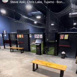 The Clubhouse Diamond Training Facilities  - Batting Cages and seating