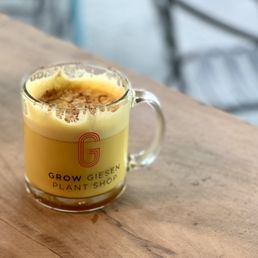 Golden Hour latte from Grow