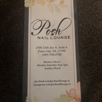 Posh Nail Lounge - Nail Salons Near Me - Texas City, Texas