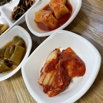 Mapo Kkak Doo Gee Restaurant - Other Banchan! - Korean Near Me - Los Angeles, California Mapo Kkak Doo Gee Restaurant - Other Banchan! - Korean Near Me - Los Angeles, California