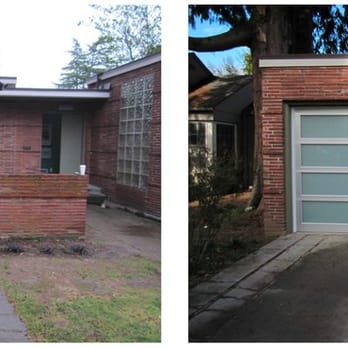 Better Built Door - Before (L); after (R) - Garage Door Services Near Me - Kirkland, Washington Better Built Door - Before (L); after (R) - Garage Door Services Near Me - Kirkland, Washington