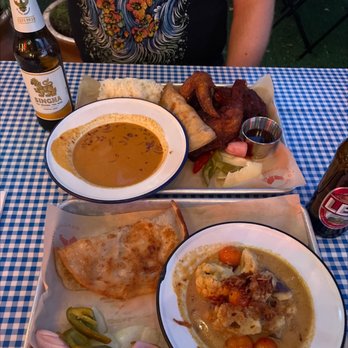 Hat Yai - Vegan curry and fried chicken combo.. - Thai Near Me - Portland, Oregon