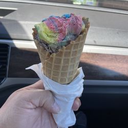 The Main Scoop - Superman waffle cone
