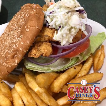 Casey's Diner - Fresh Fried Haddock Sandwich every Friday - Diners Near Me - Plaistow, New Hampshire Casey's Diner - Fresh Fried Haddock Sandwich every Friday - Diners Near Me - Plaistow, New Hampshire