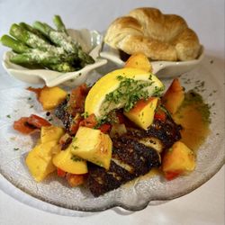 Mary's Restaurant - Sea Bass with mango chutney