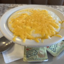 Grits with Cheddar Cheese