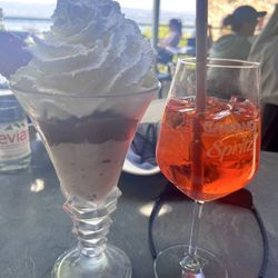Brasserie les Cygnes - Mont-Blanc and Aperol Spritz