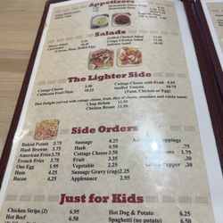 Chestnut Family Restaurant - Menu
