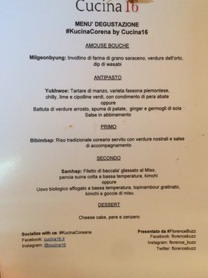 Menu photo 3 Cucina 16 Florence, FI
