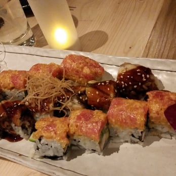 Fuji at Assembly - Ming's Mango maki - Sushi Bars Near Me - Somerville, Massachusetts
