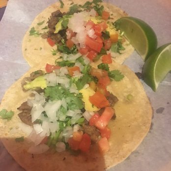 Maya Mex - Tacos de carne asada after a trip to the fixin's bar - Mexican Near Me - Homestead, Florida Maya Mex - Tacos de carne asada after a trip to the fixin's bar - Mexican Near Me - Homestead, Florida