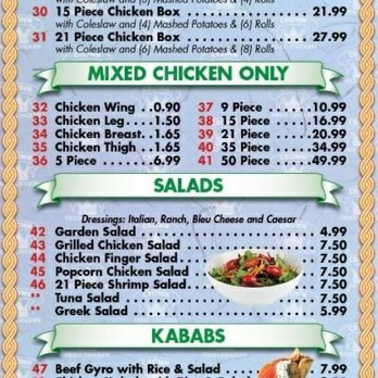 Crown Fried Chicken - Menu - Seafood Near Me - Worcester, Massachusetts Crown Fried Chicken - Menu - Seafood Near Me - Worcester, Massachusetts