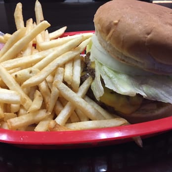 Painted Dough - Double Cheese Burger w/ egg and fries - Donuts Near Me - Chino, California