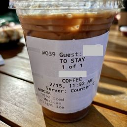 16oz iced Mexican mocha