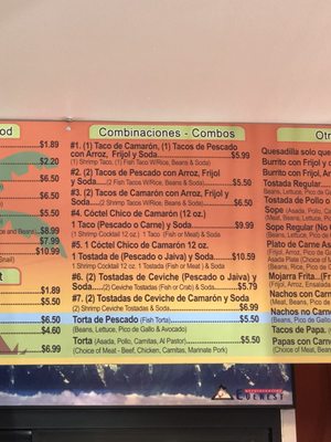 Menu photo 2 Tacos Ensenada Cudahy, CA