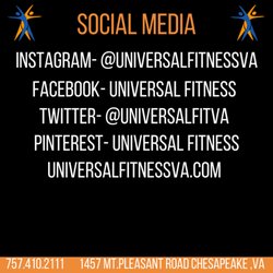 Universal Fitness - Give us a follow!