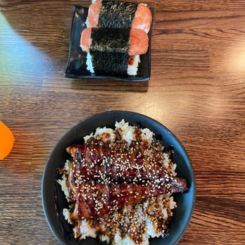 Ramen 101 - Spam Musubi and Unagi rice bowl - Hawaiian Near Me - Sacramento, California Ramen 101 - Spam Musubi and Unagi rice bowl - Hawaiian Near Me - Sacramento, California