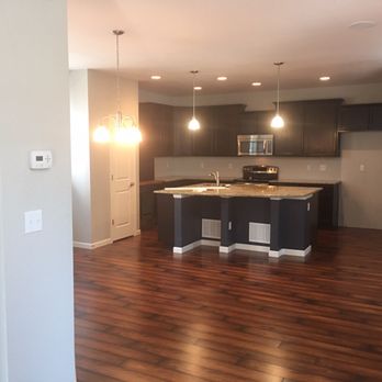 Zenith Property Services - Formally olive green walls and white Island (previous owners). Now fresh and modern! - Flooring Near Me