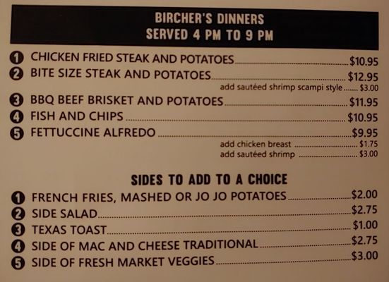 Menu photo 3 Bircher's Grill Lewiston, ID Menu photo 3 Bircher's Grill Lewiston, ID
