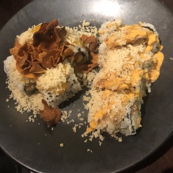 Dragonfly Sushi and Sake - Mango Tango (Left), The Bomb (Right) - Sushi Bars Near Me - Gainesville, Florida