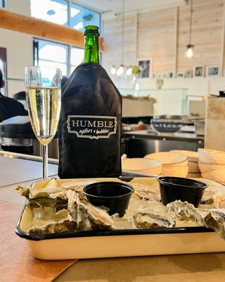Humble Oysters and Bubbles by null