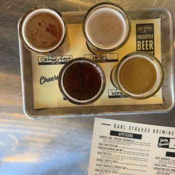 Karl Strauss Brewing Company - Our server was awesome and recommended some beers for us to sample - Breweries Near Me - Corona, California Karl Strauss Brewing Company - Our server was awesome and recommended some beers for us to sample - Breweries Near Me - Corona, California