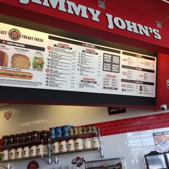 Jimmy John's - Overhead menu - Sandwiches Near Me - Peyton, Colorado Jimmy John's - Overhead menu - Sandwiches Near Me - Peyton, Colorado